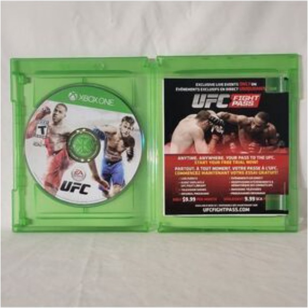 UFC Fight Night Xbox One Game Disc - Green Case